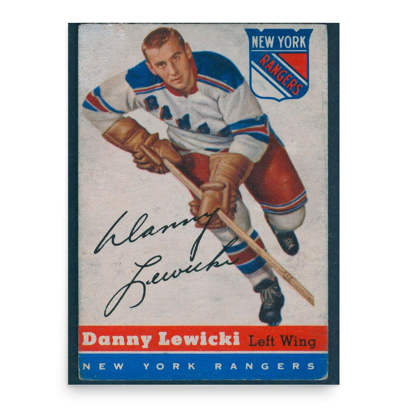 Danny Lewicki poster print, in size 18x24 inches.