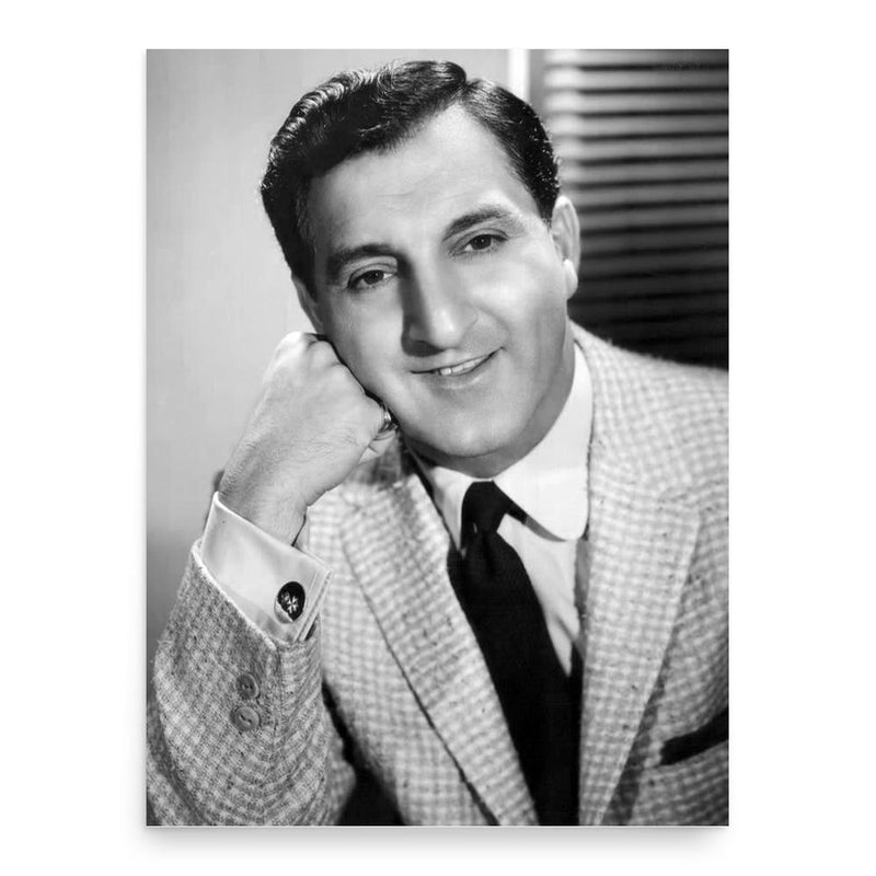 Danny Thomas poster print, in size 18x24 inches.