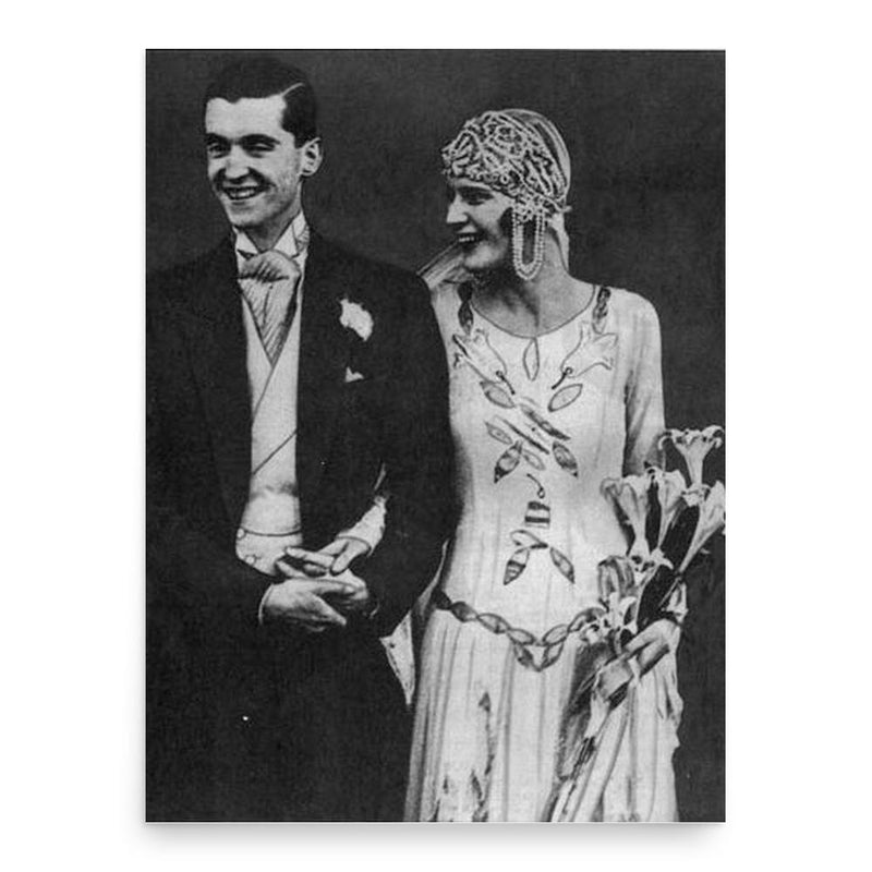 Daphne Fielding poster print, in size 18x24 inches.