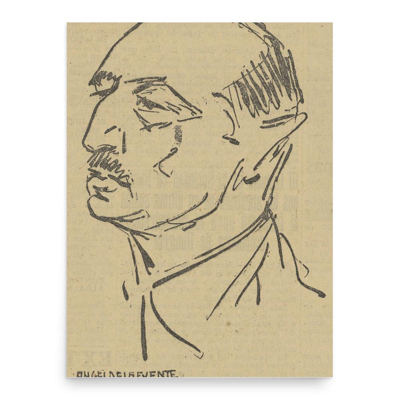 Dario Niccodemi poster print, in size 18x24 inches.