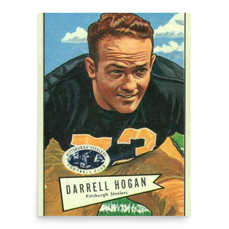 Darrell Hogan poster print, in size 18x24 inches.