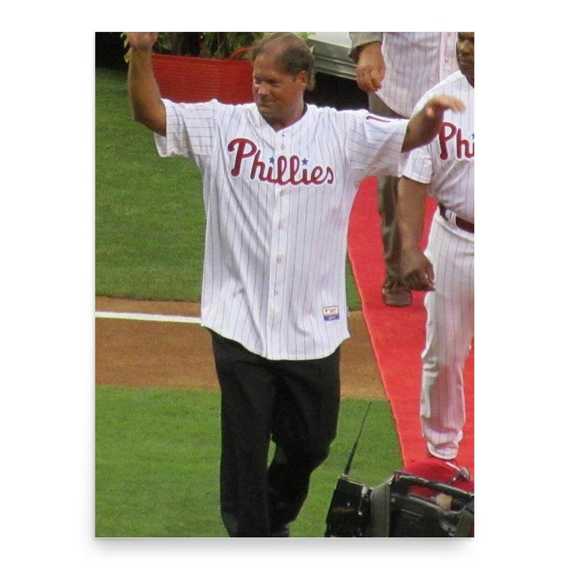 Darren Daulton poster print, in size 18x24 inches.