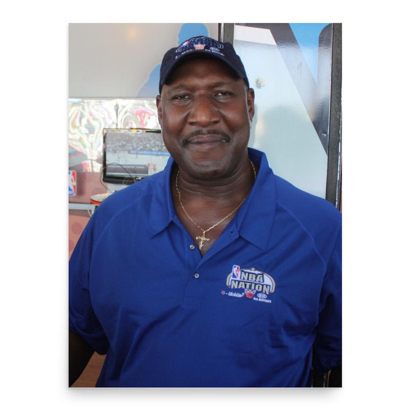 Darryl Dawkins poster print, in size 18x24 inches.