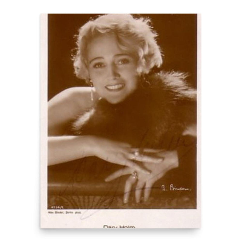 Dary Holm poster print, in size 18x24 inches.
