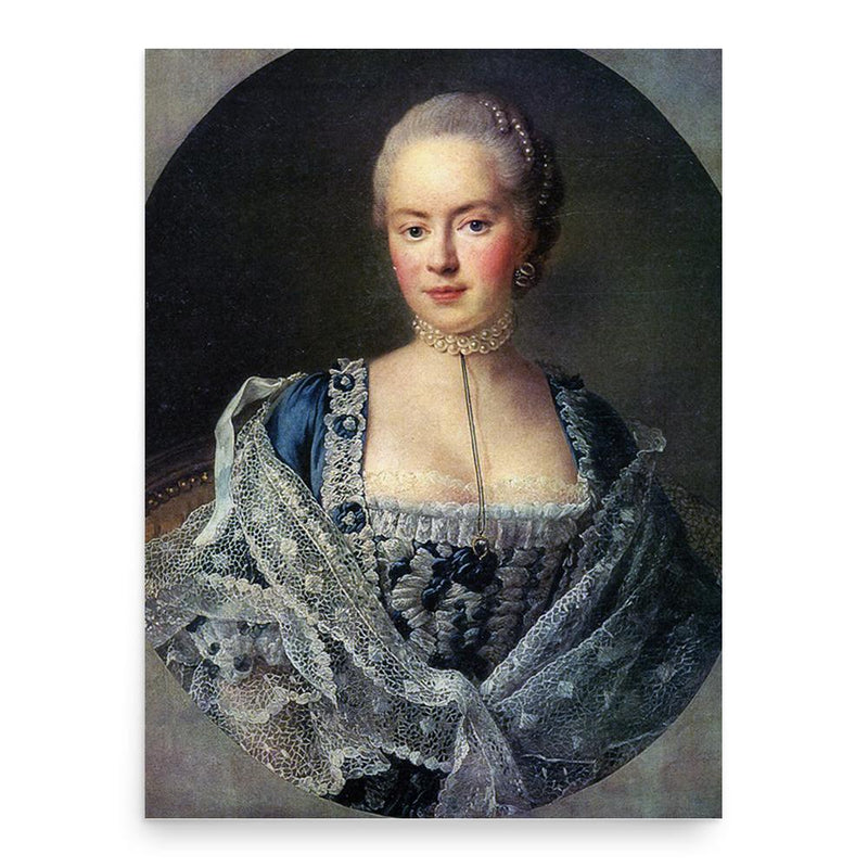 Darya Petrovna Saltykova poster print, in size 18x24 inches.