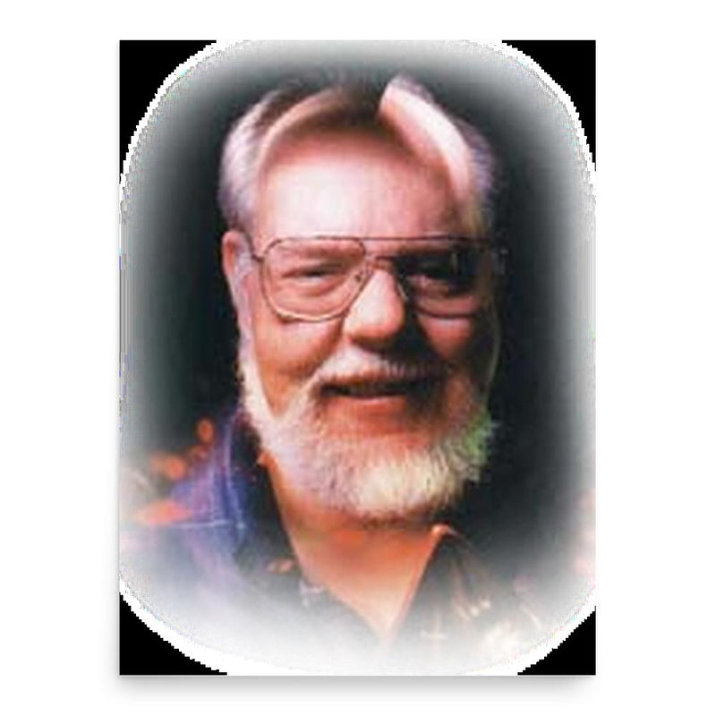 Dave Arneson poster print, in size 18x24 inches.