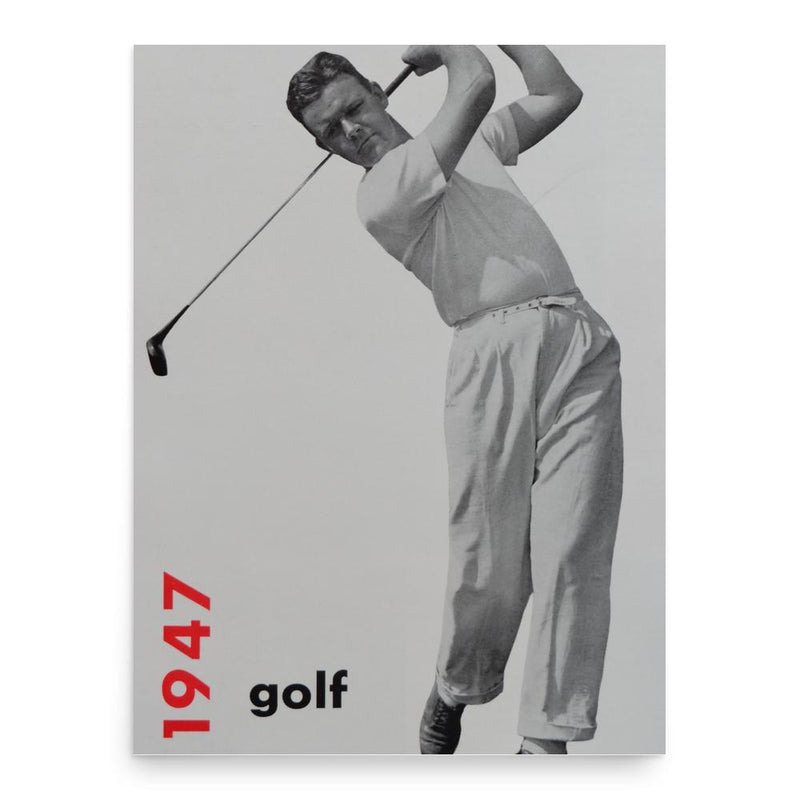 Dave Barclay poster print, in size 18x24 inches.