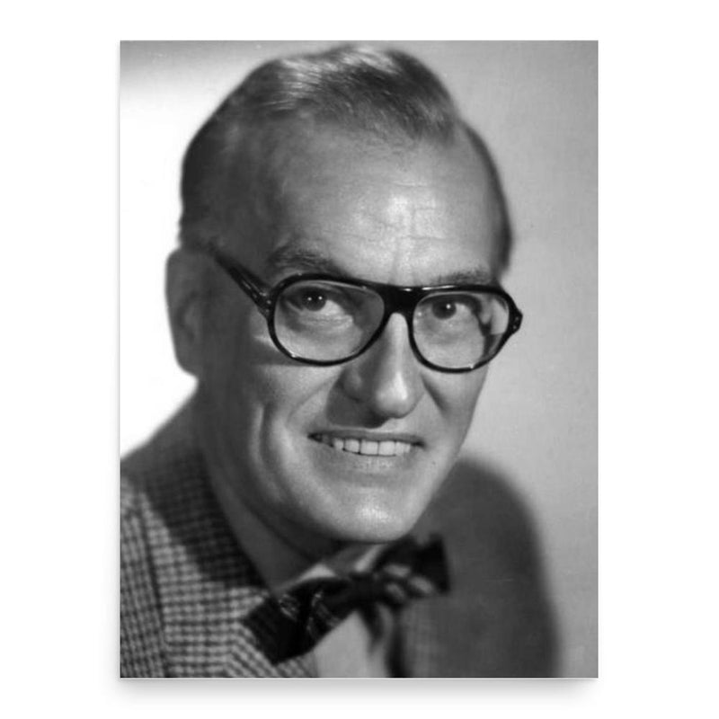 Dave Garroway poster print, in size 18x24 inches.