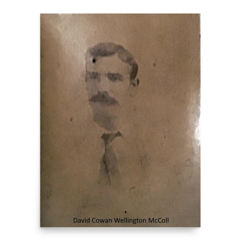 Dave McColl poster print, in size 18x24 inches.
