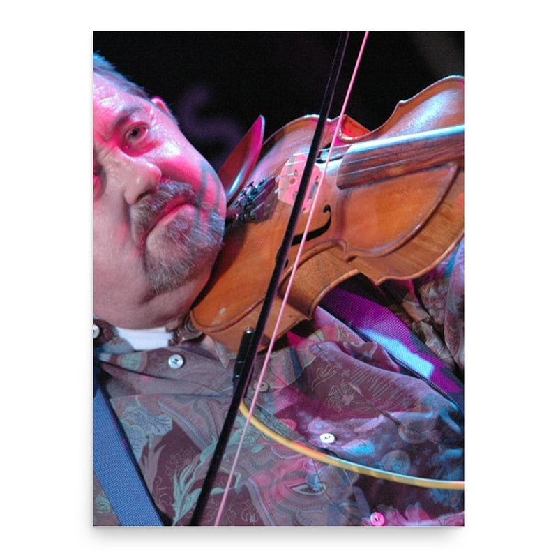 Dave Swarbrick poster print, in size 18x24 inches.