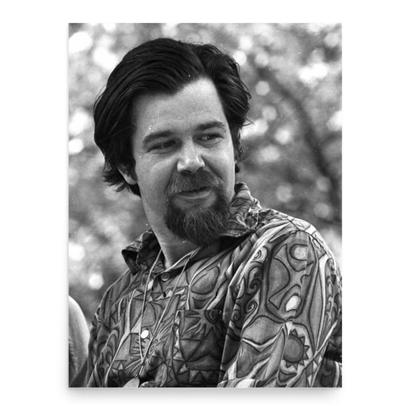 Dave Van Ronk poster print, in size 18x24 inches.