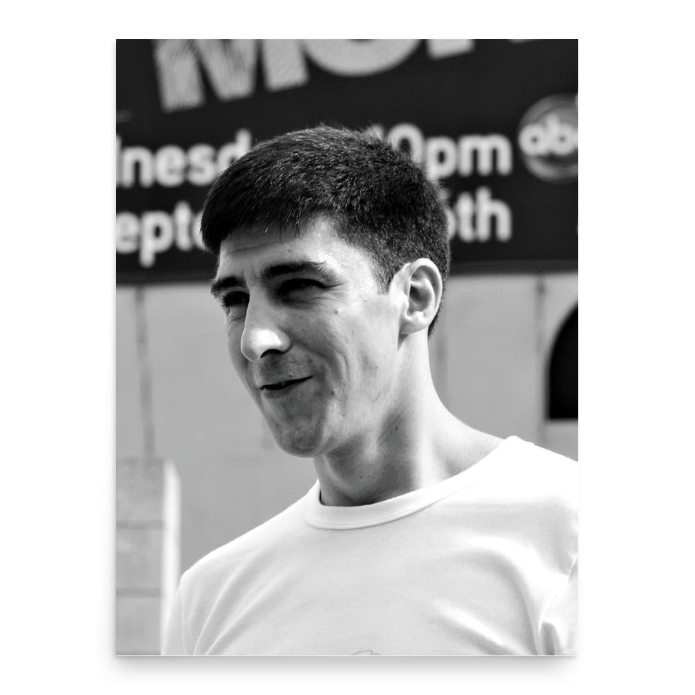David Belle poster print, in size 18x24 inches.
