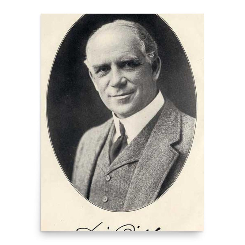 David Bispham poster print, in size 18x24 inches.
