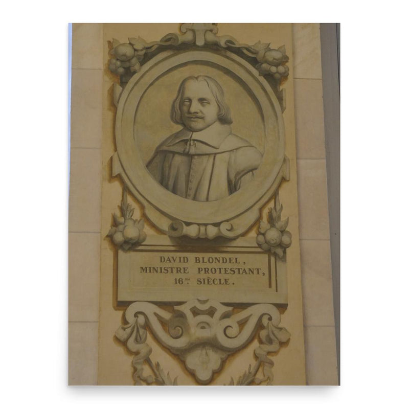 David Blondel poster print, in size 18x24 inches.
