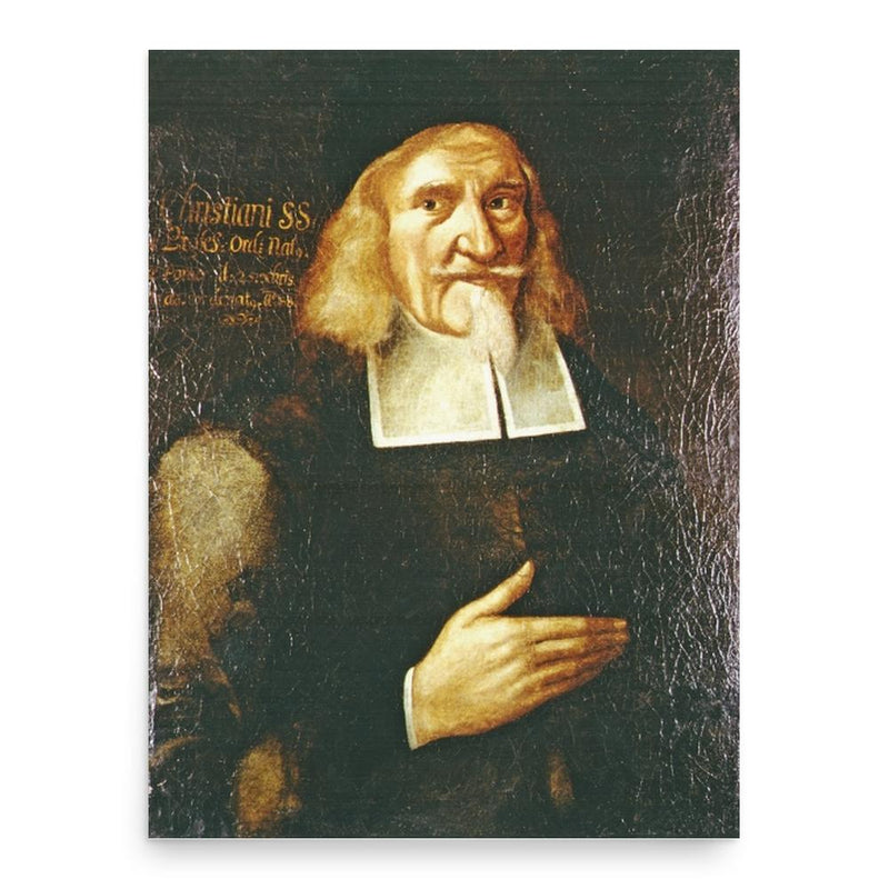 David Christiani poster print, in size 18x24 inches.