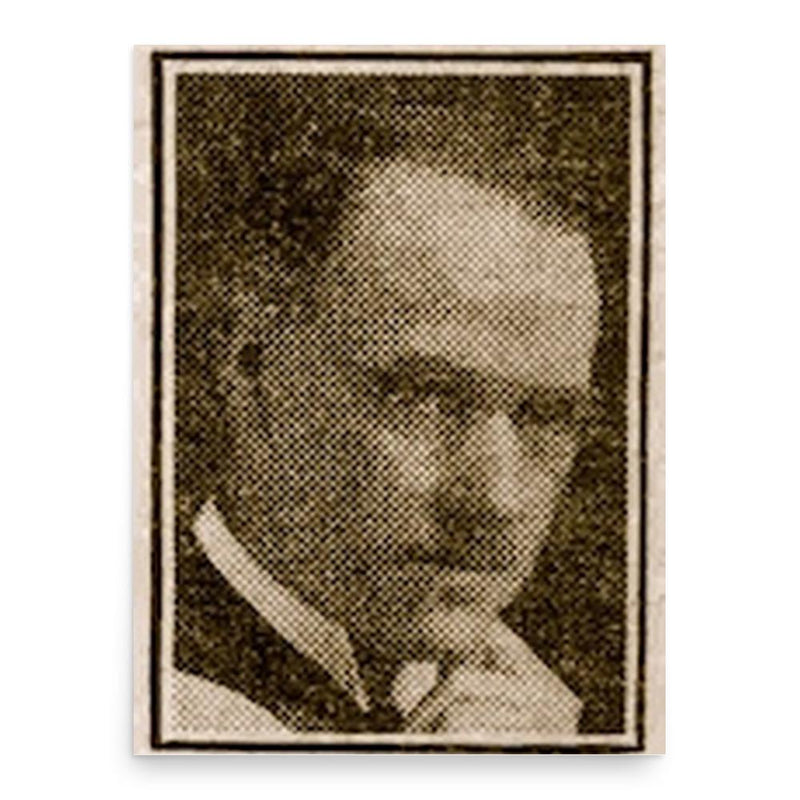 David Dougal Williams poster print, in size 18x24 inches.