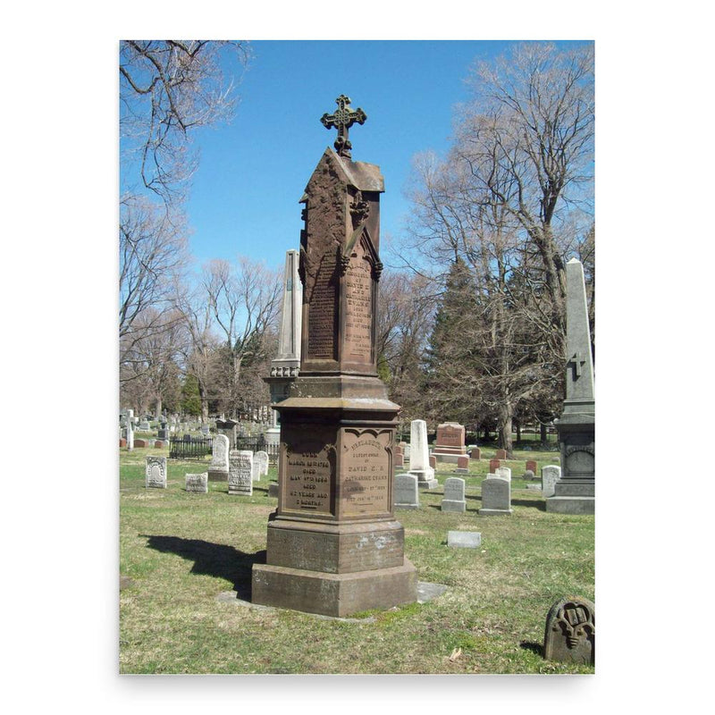 David Ellicott Evans poster print, in size 18x24 inches.