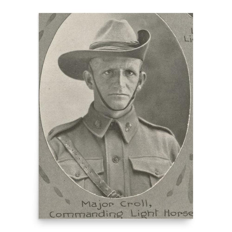 David Gifford Croll poster print, in size 18x24 inches.