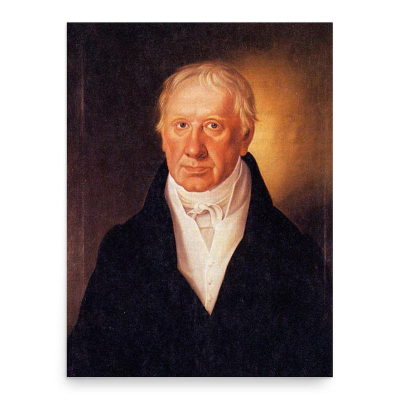 David Heinrich Hoppe poster print, in size 18x24 inches.