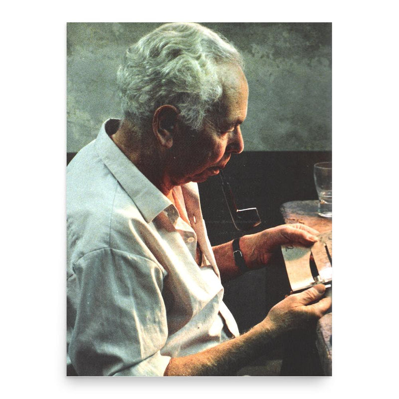 David Heinz Gumbel poster print, in size 18x24 inches.