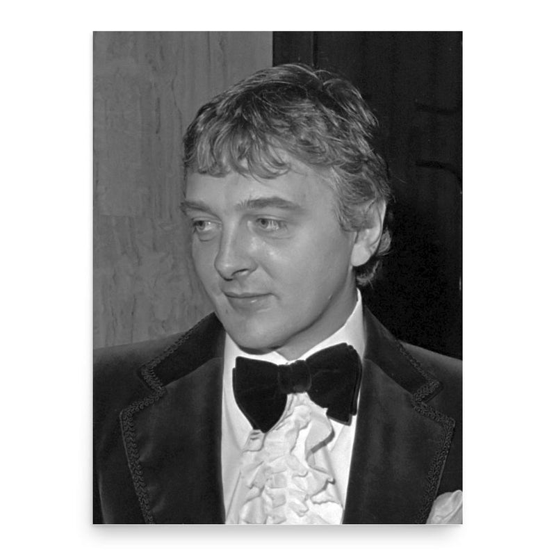 David Hemmings poster print, in size 18x24 inches.
