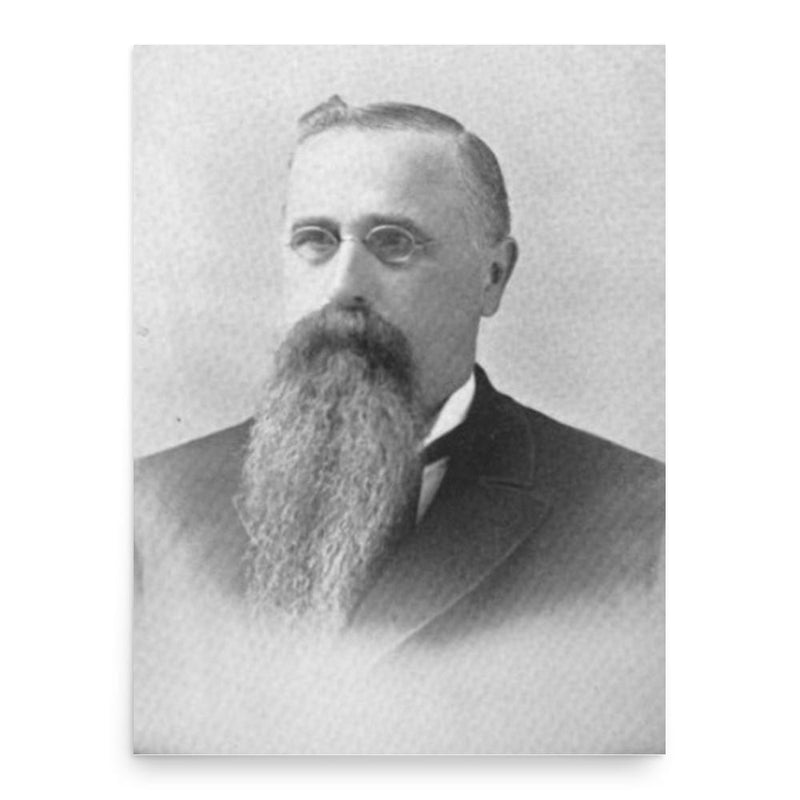 David Henry Patton poster print, in size 18x24 inches.