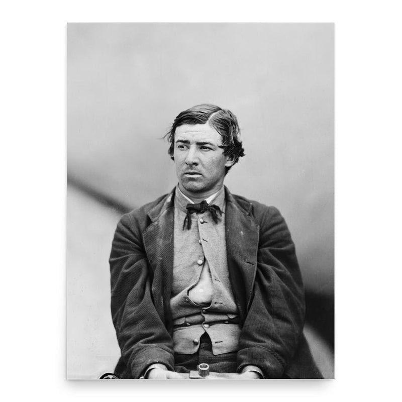 David Herold poster print, in size 18x24 inches.