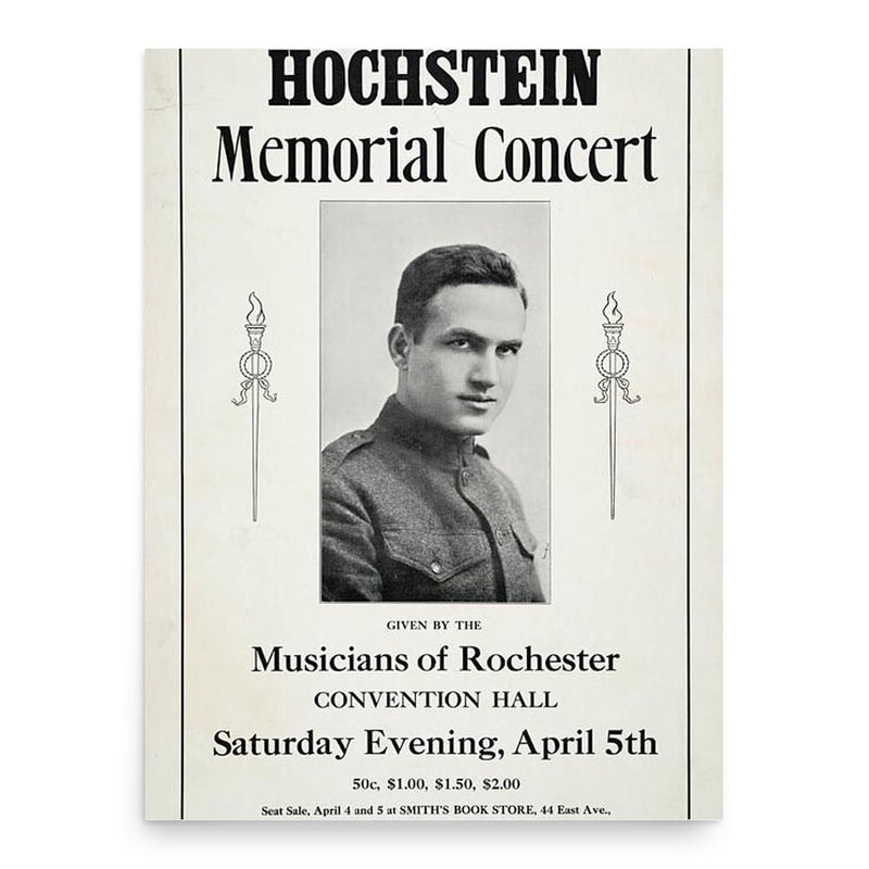 David Hochstein poster print, in size 18x24 inches.