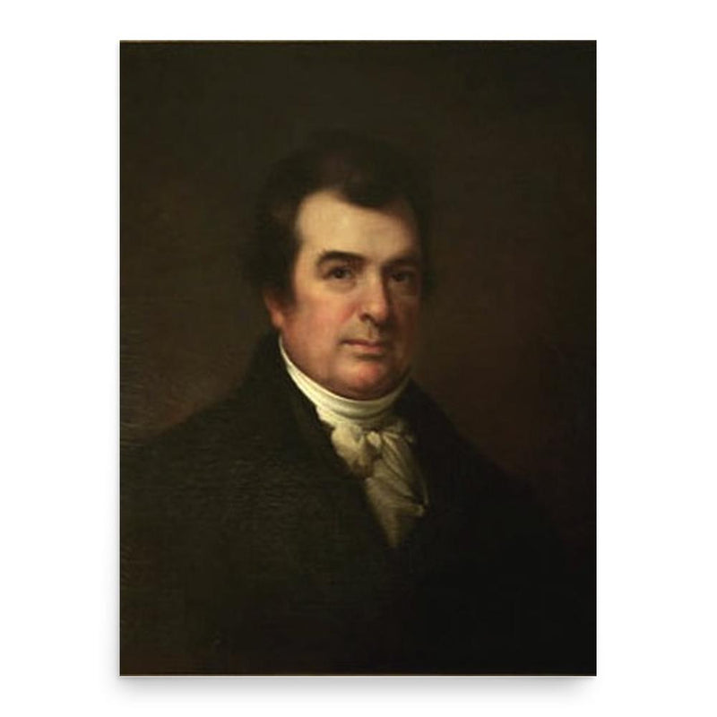 David Hosack poster print, in size 18x24 inches.