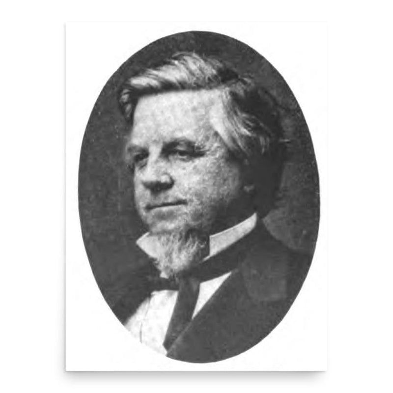 David Kellogg Cartter poster print, in size 18x24 inches.