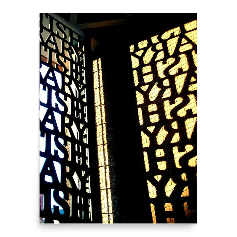 David Kindersley poster print, in size 18x24 inches.