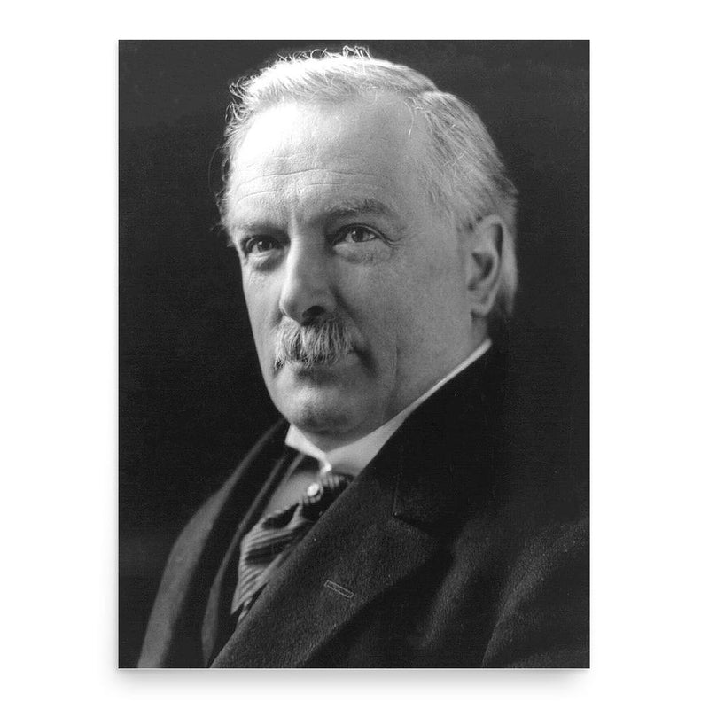 David Lloyd George poster print, in size 18x24 inches.