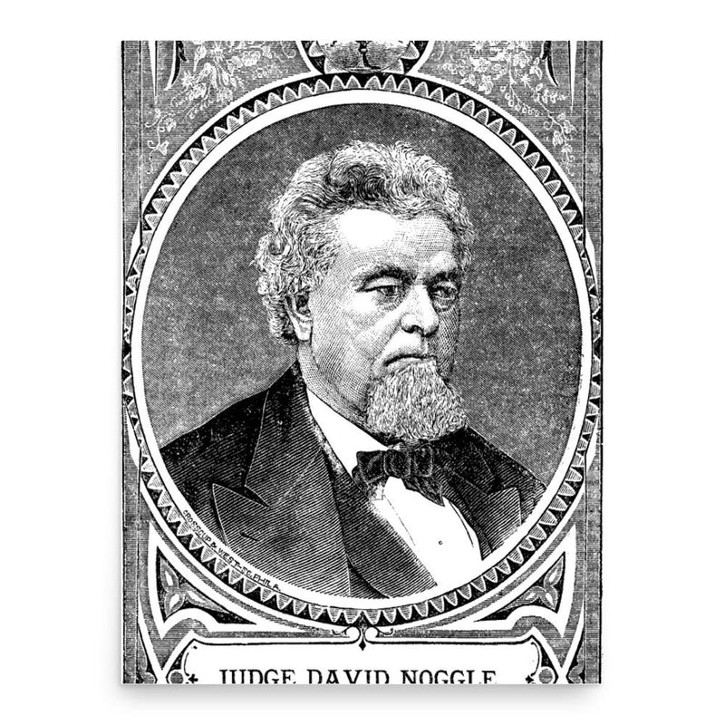 David Noggle poster print, in size 18x24 inches.