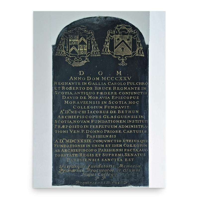 David de Moravia poster print, in size 18x24 inches.