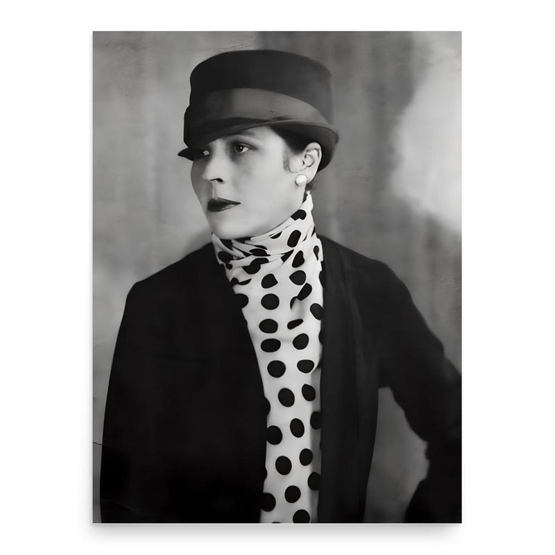 Djuna Barnes poster print, in size 18x24 inches.