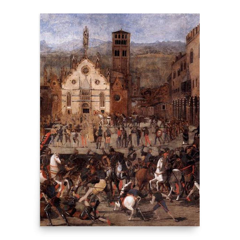 Domenico Morone poster print, in size 18x24 inches.