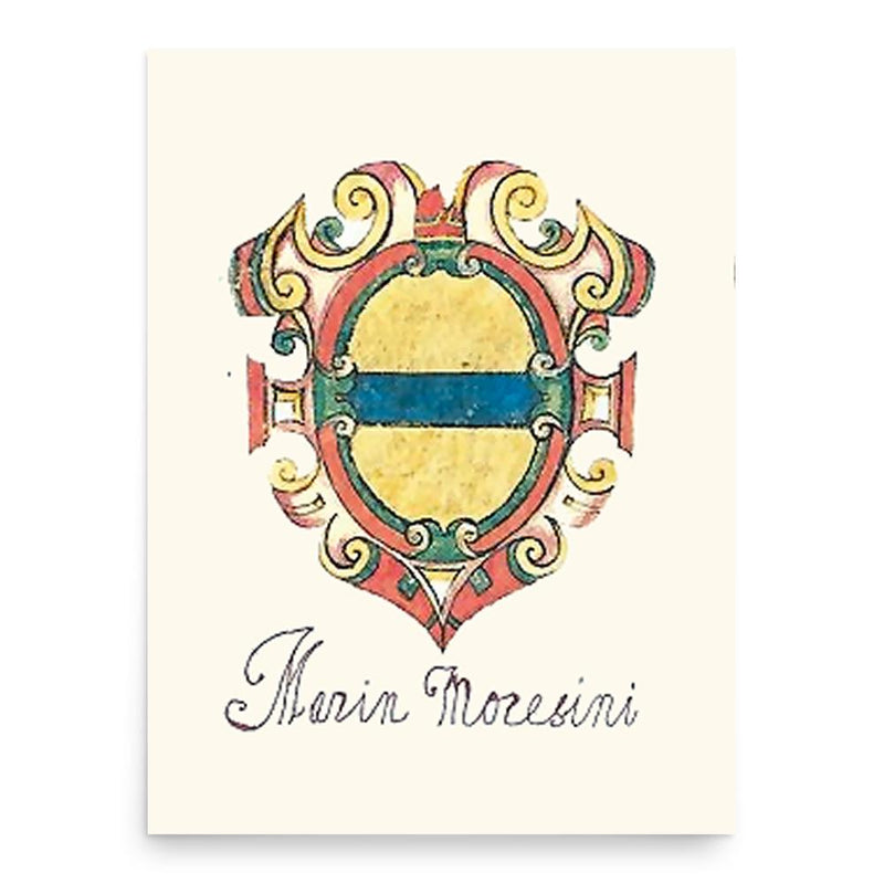 Domenico Morosini poster print, in size 18x24 inches.