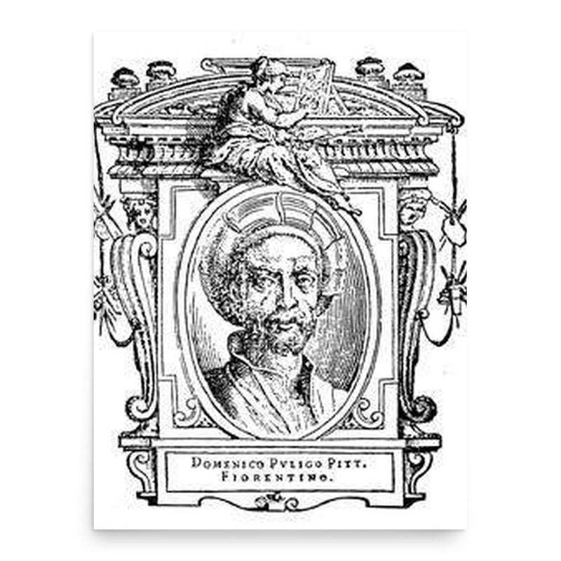 Domenico Puligo poster print, in size 18x24 inches.