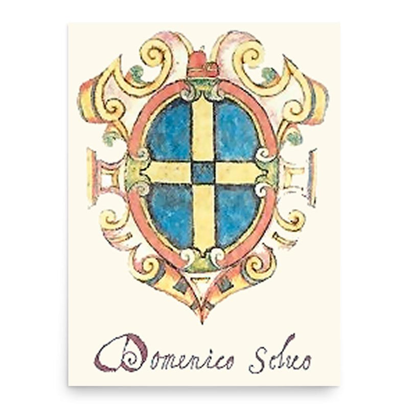 Domenico Selvo poster print, in size 18x24 inches.