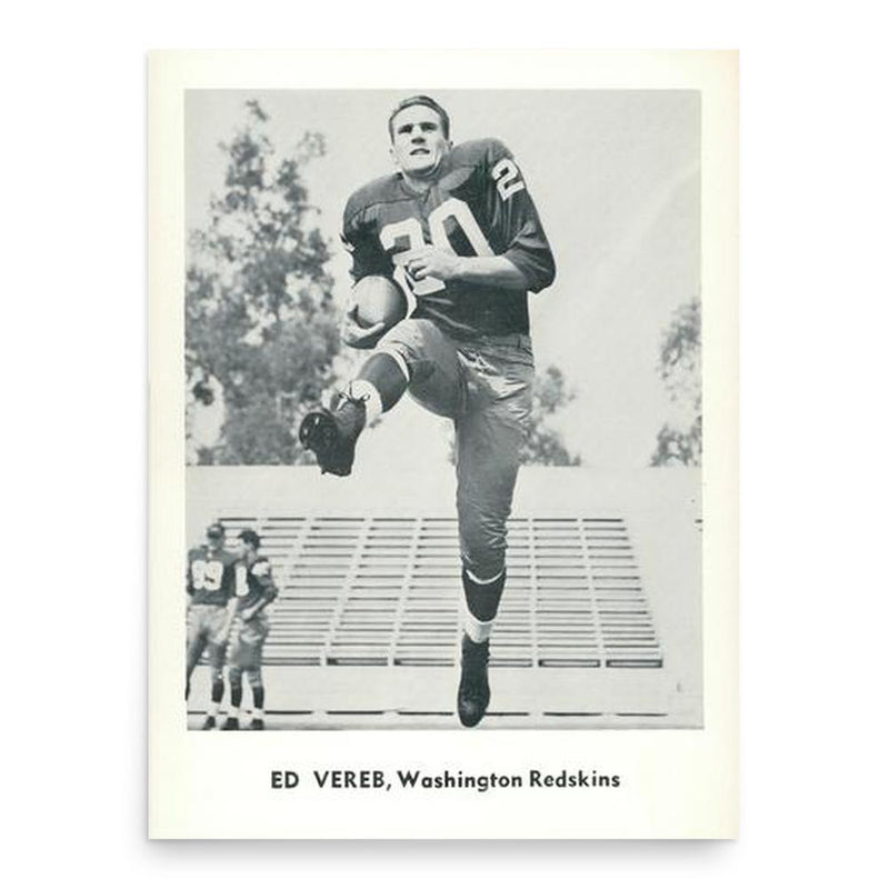 Ed Vereb poster print, in size 18x24 inches.
