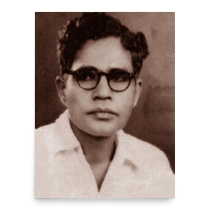 Edasseri Govindan Nair poster print, in size 18x24 inches.