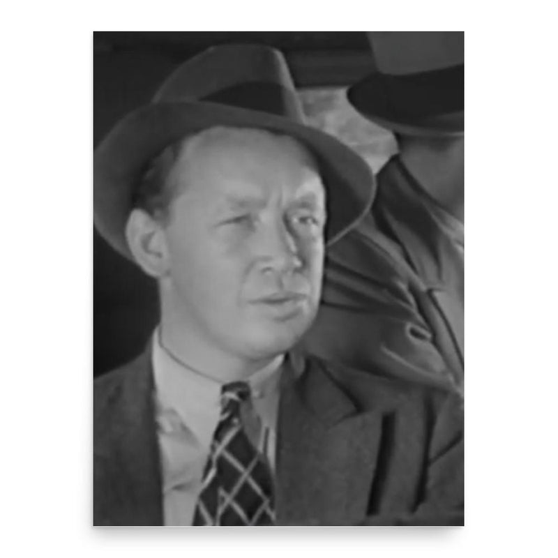 Eddie Acuff poster print, in size 18x24 inches.