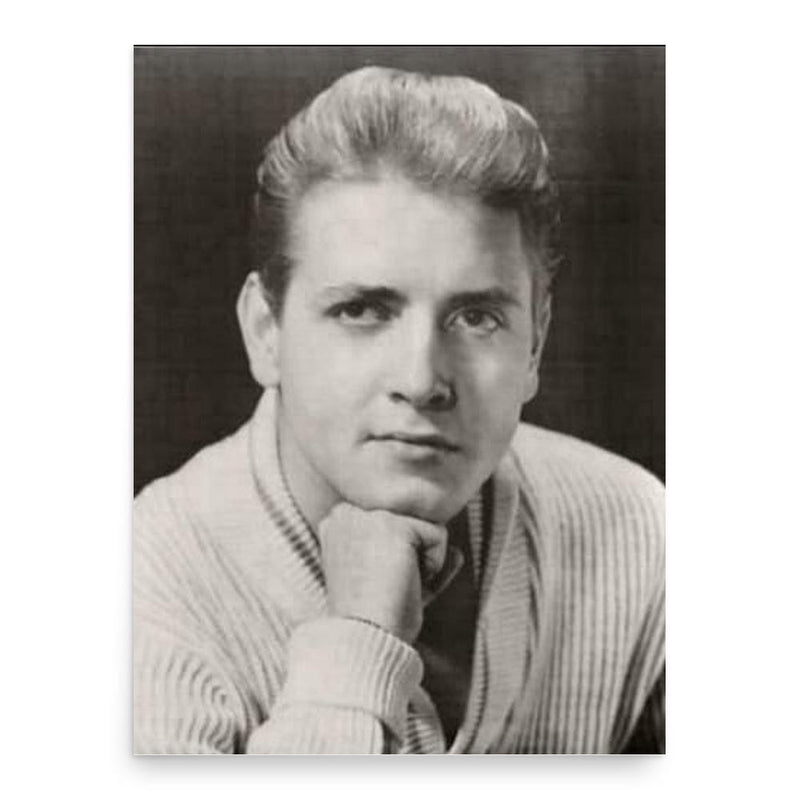 Eddie Cochran poster print, in size 18x24 inches.