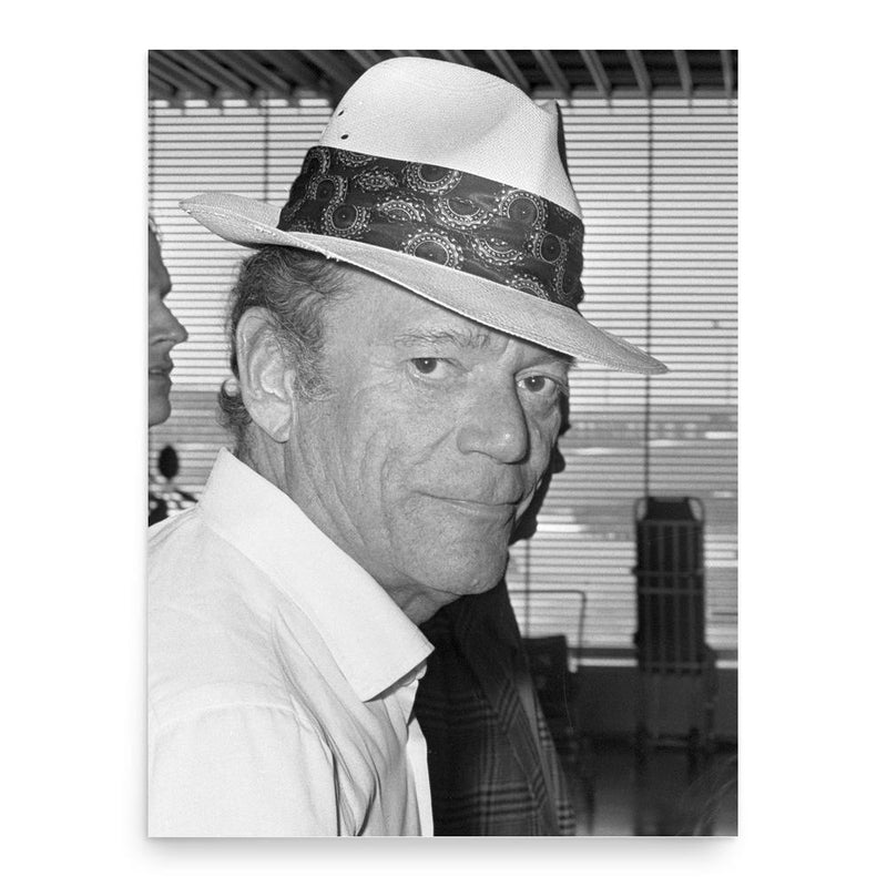 Eddie Constantine poster print, in size 18x24 inches.