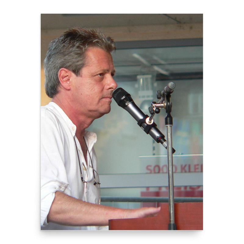 Eddie Hardin poster print, in size 18x24 inches.