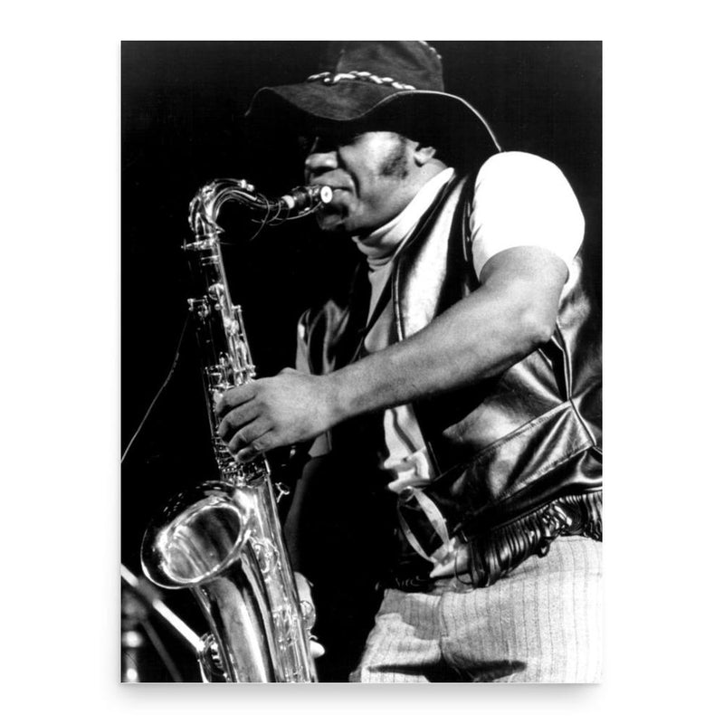 Eddie Harris poster print, in size 18x24 inches.