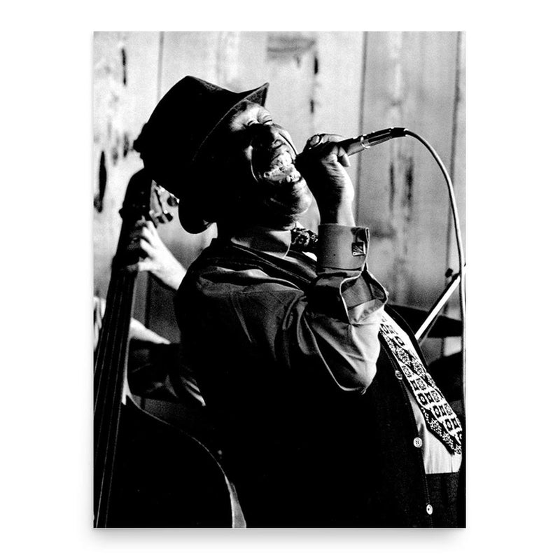 Eddie Jefferson poster print, in size 18x24 inches.