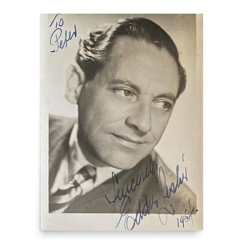 Eddie Leslie poster print, in size 18x24 inches.