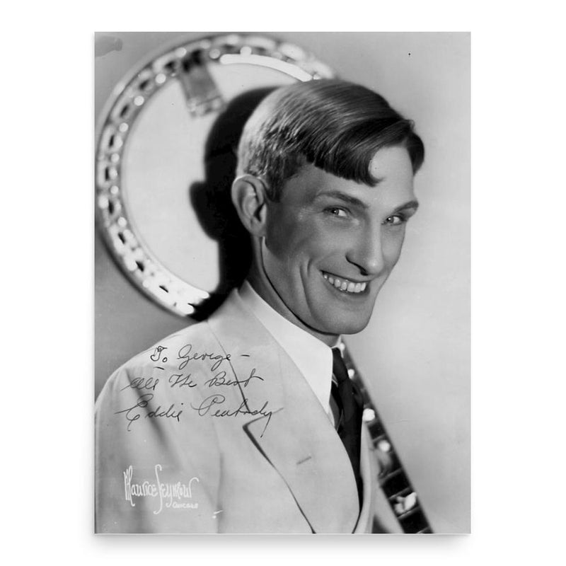 Eddie Peabody poster print, in size 18x24 inches.