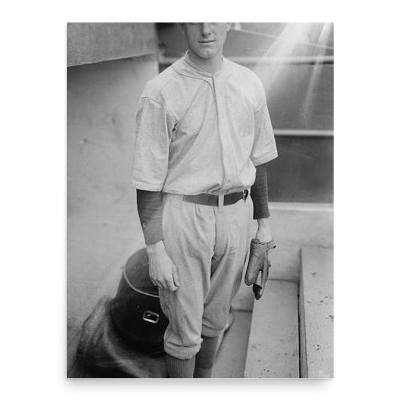 Eddie Rommel poster print, in size 18x24 inches.